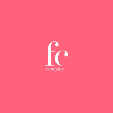 F ve C harfleri Logo 