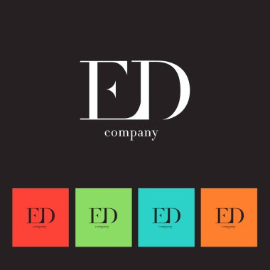 E ve D harfleri Logo 