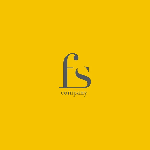 F & λογότυπο γράμματα S — Διανυσματικό Αρχείο