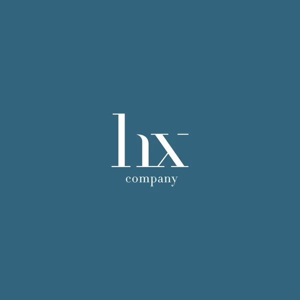 Буквы H & X — стоковый вектор