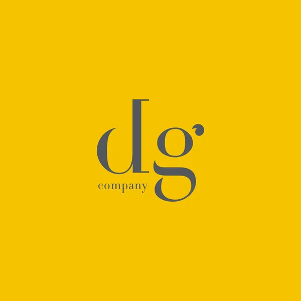Logo delle lettere D & G — Vettoriale Stock