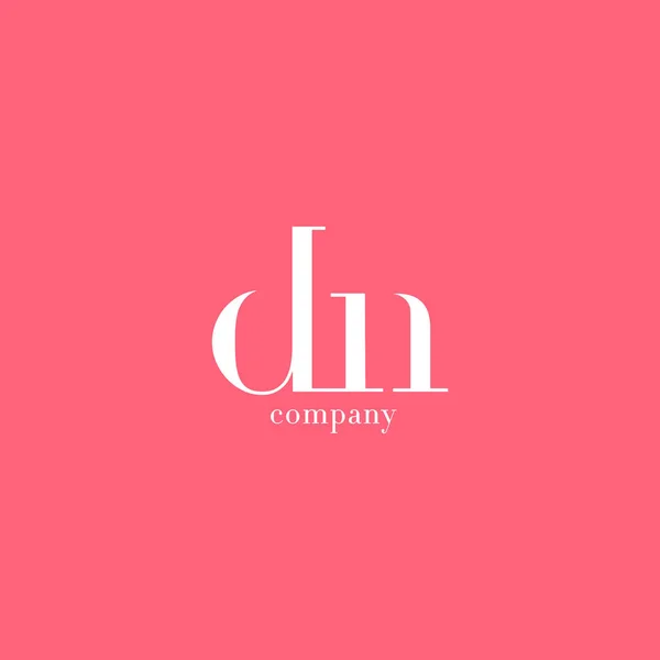 D & N Logo Huruf - Stok Vektor