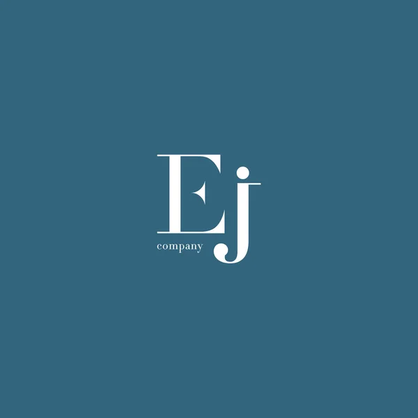 Logo des lettres E & J — Image vectorielle