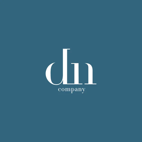 D & N Letters Logo — Stock Vector