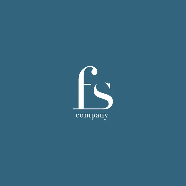Logo de F & S Letters — Archivo Imágenes Vectoriales
