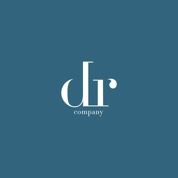 Logo delle lettere D & R — Vettoriale Stock