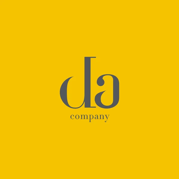 Logo delle lettere D & A — Vettoriale Stock
