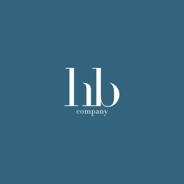 Logo des lettres H & B — Image vectorielle