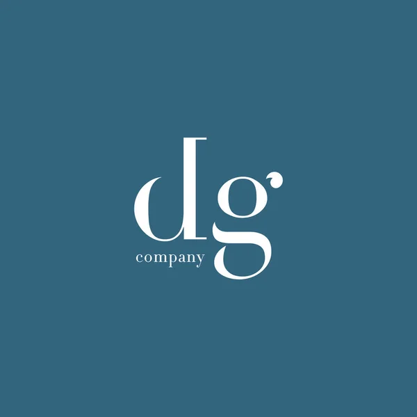 Logo des lettres D & G — Image vectorielle