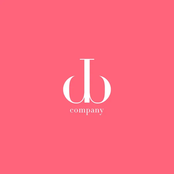 Логотип літер D & B — стоковий вектор