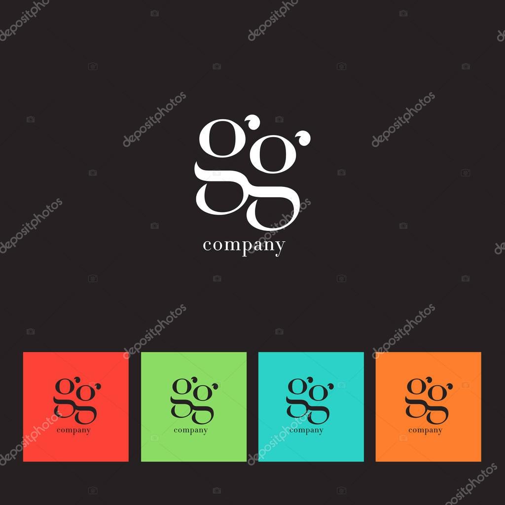 G & G Letters Logo Template Vector.