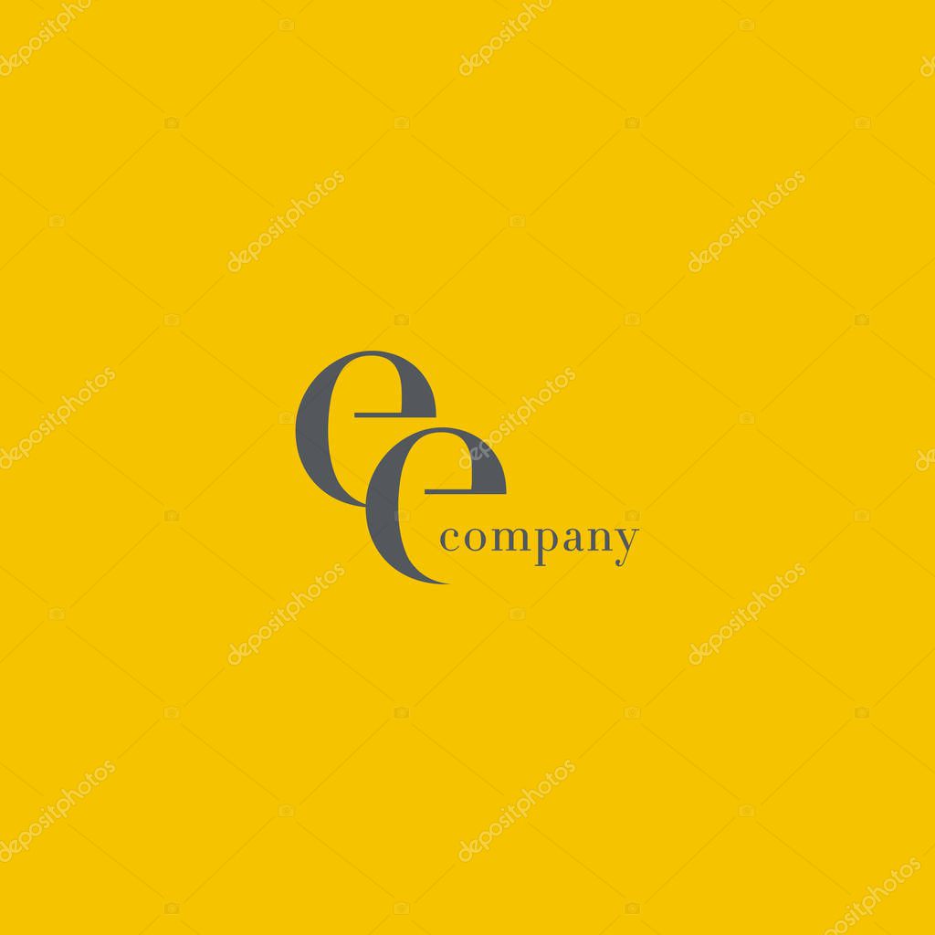 E & E Letters Logo Template Vector.
