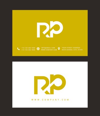 R ve P harfi Logo Simge