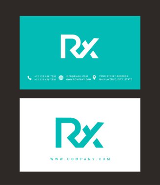 R ve X harfi Logo Simge