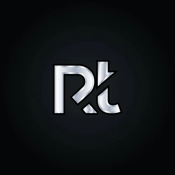 R & T levél logó — Stock Vector