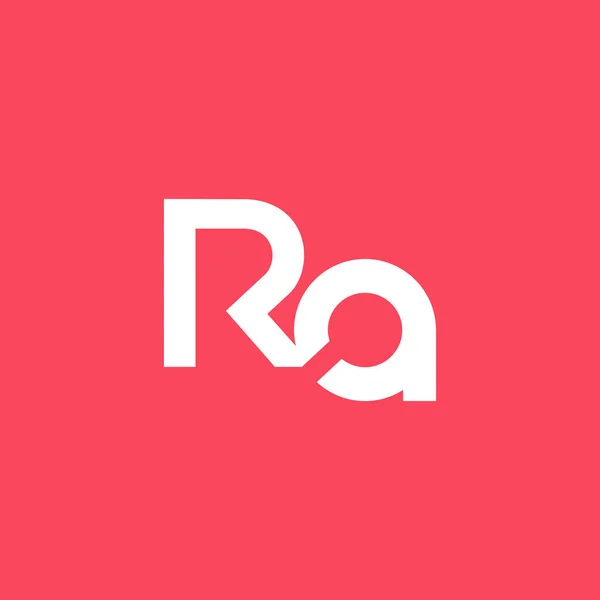 R ・文字ロゴ — ストックベクタ