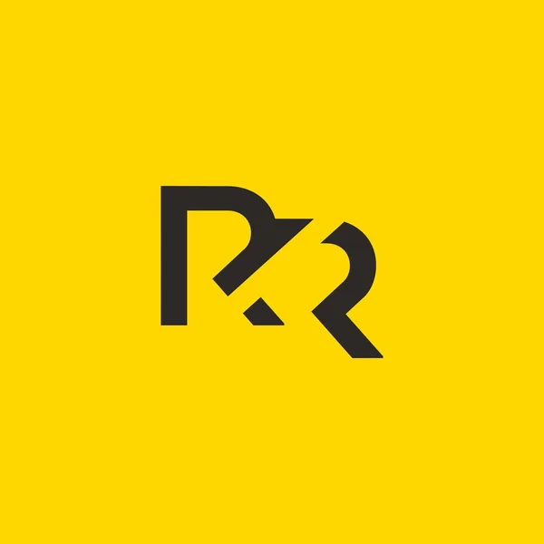 R ve R harfi Logo — Stok Vektör