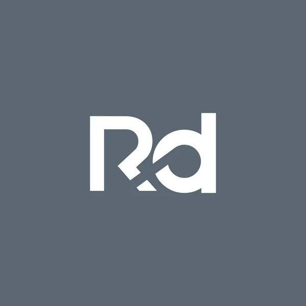 Logo de la lettre R & D — Image vectorielle