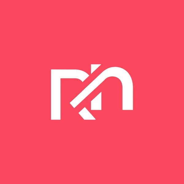 Logotipo de la letra R & N — Vector de stock