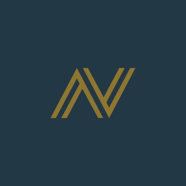 Moderne brief logo ontwerp — Stockvector