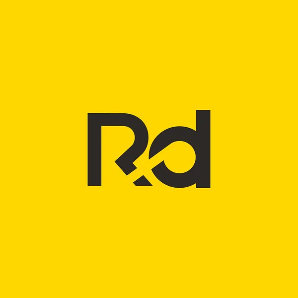 Λογότυπο γράμμα R & D — Διανυσματικό Αρχείο