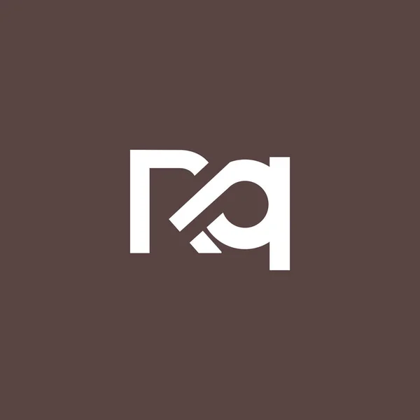 R & Logo van de Letter Q — Stockvector