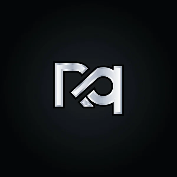 R & q Buchstabe Logo — Stockvektor