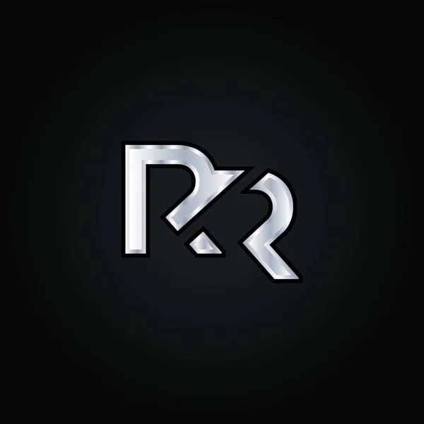 R & R brev logotyp — Stock vektor