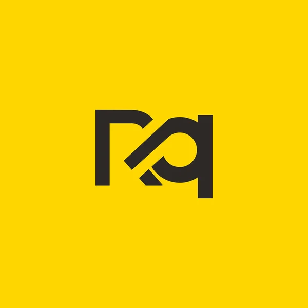 Логотип літери R & Q — стоковий вектор