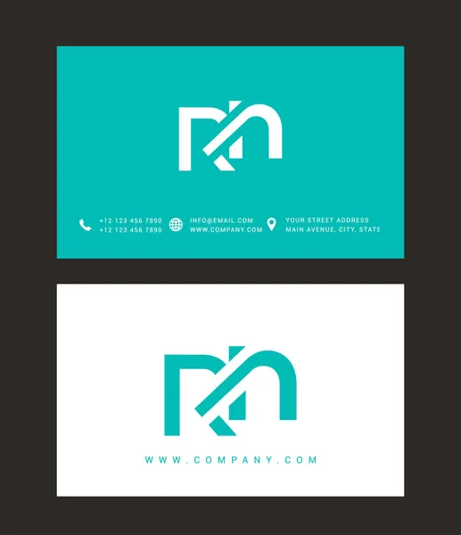 R & N brief Logo icoon — Stockvector