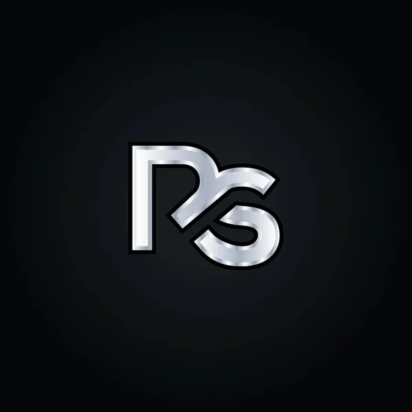 Логотип літери R & S — стоковий вектор
