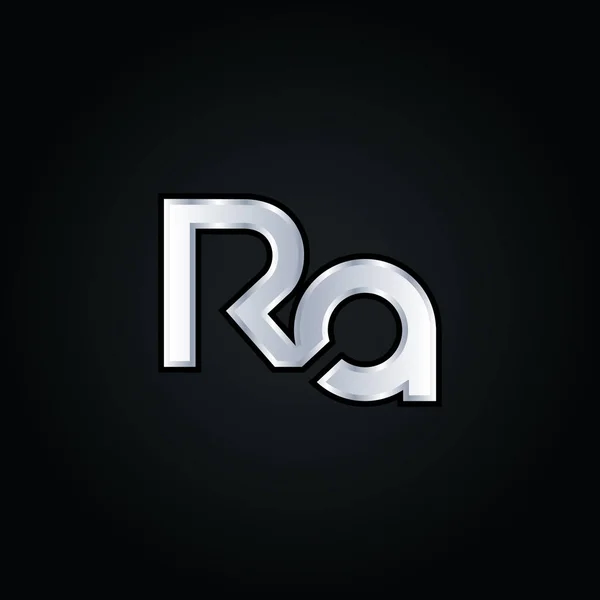 R & A Letter Logo — Stockvektor