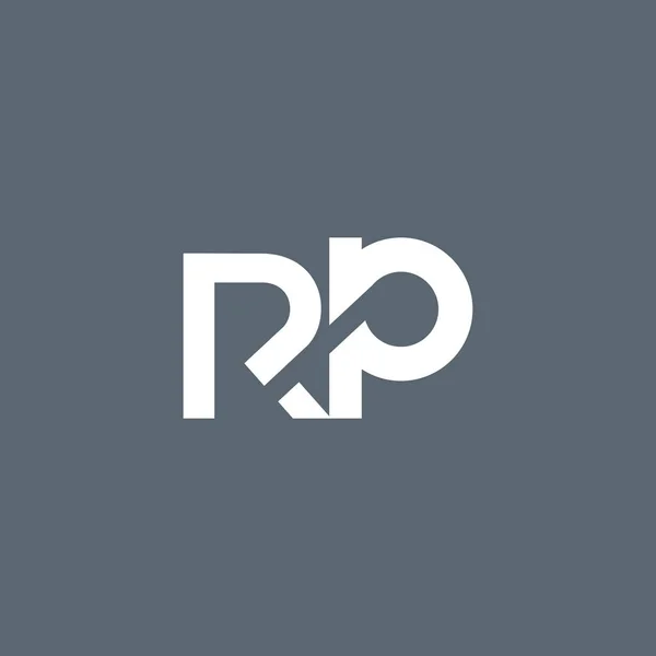 R & Logo písmeno P — Stockový vektor