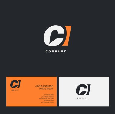 C ve Logo mektup  