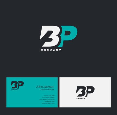 B ve P harfi Logo  