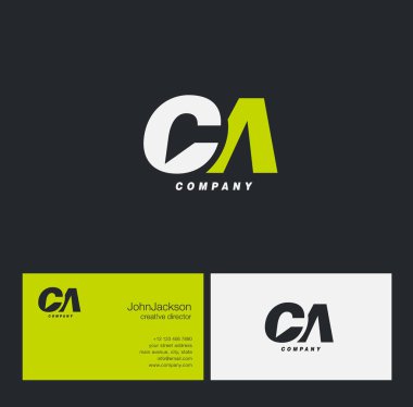 C ve bir mektup Logo  