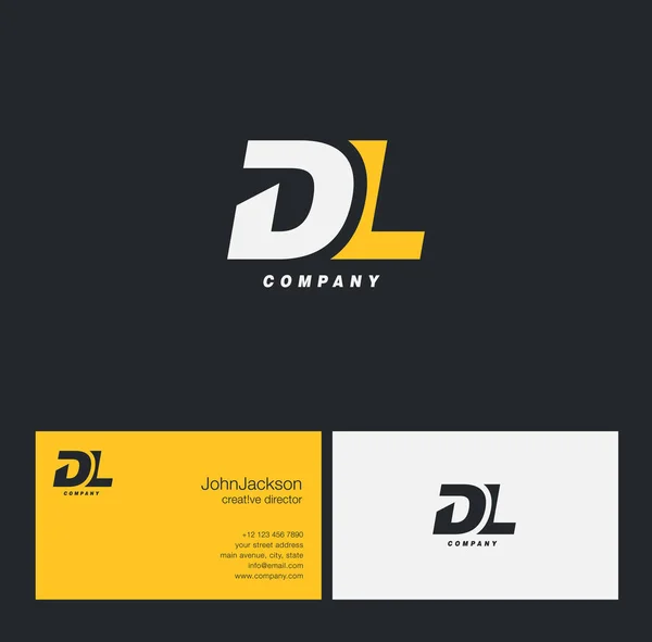 Логотип літери D & L — стоковий вектор