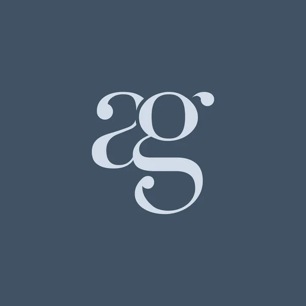 Lettre moderne Logo icône — Image vectorielle