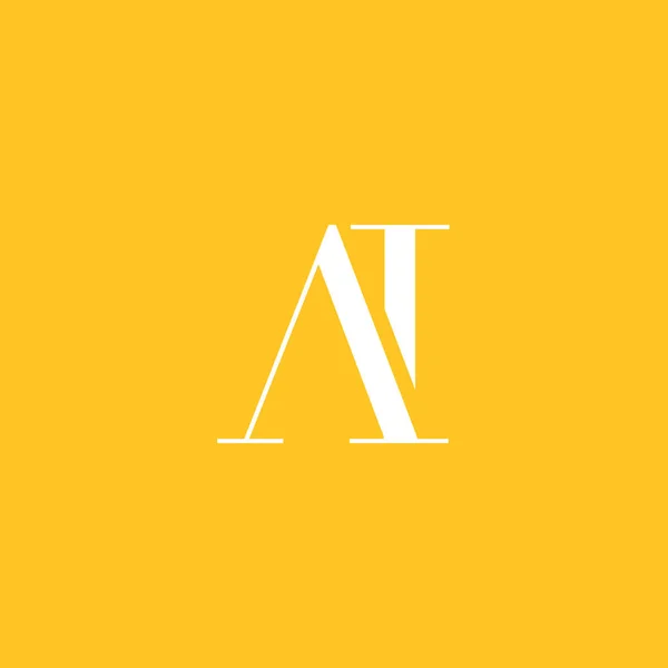 Modern brev Logo ikon — Stock vektor