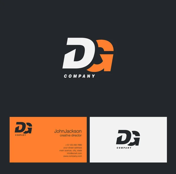 D idealna Logo litera G — Wektor stockowy