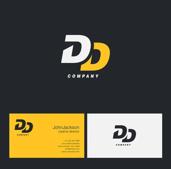 D & D brief Logo — Stockvector