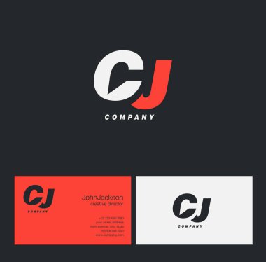 C ve J harfi Logo  