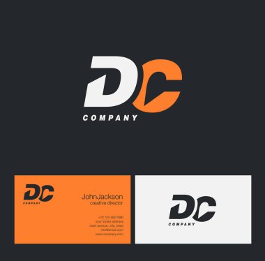 D ve C harfi Logo  