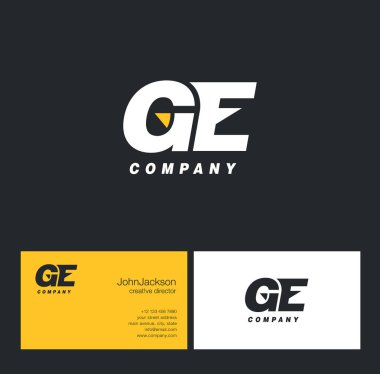 G ve E mektup Logo  