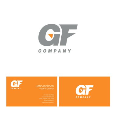 G ve F harf Logo  