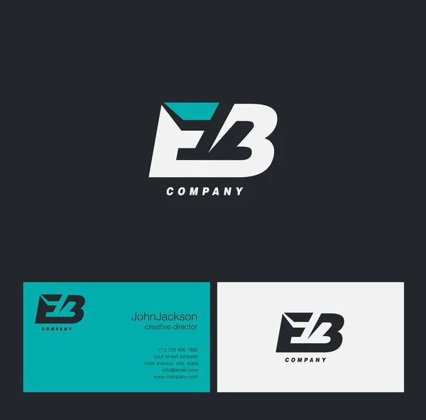 E & B brief Logo — Stockvector