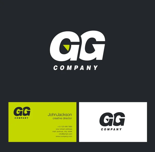 G & Logo písmeno G — Stockový vektor