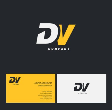 D ve V harfi Logo  
