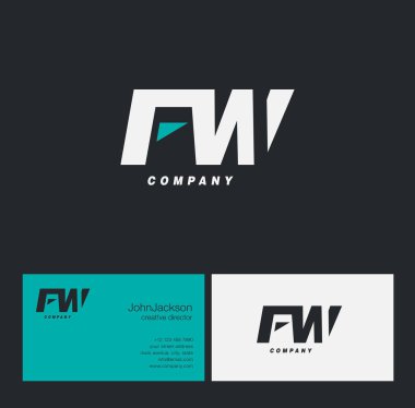 F ve W harf Logo  