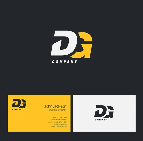 D & G logotipo da carta —  Vetores de Stock